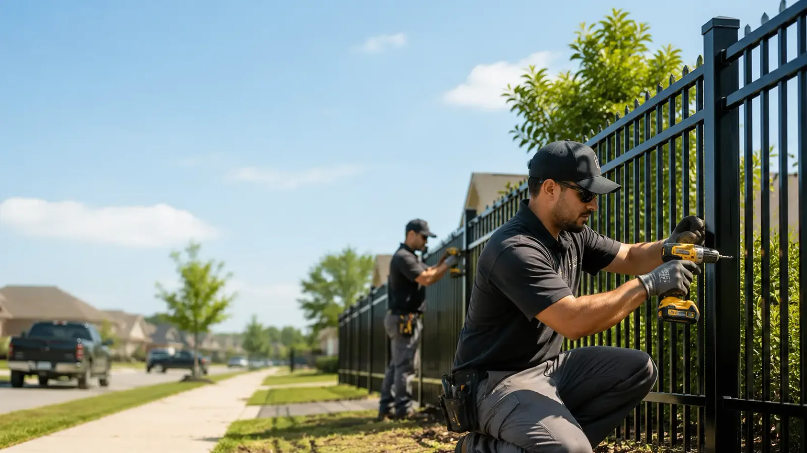 Metal Fence Installation in Howe, IN